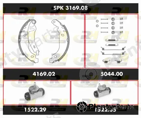 Roadhouse SPK3169.08 — Brake Kit, drum brake Super Precision Kit