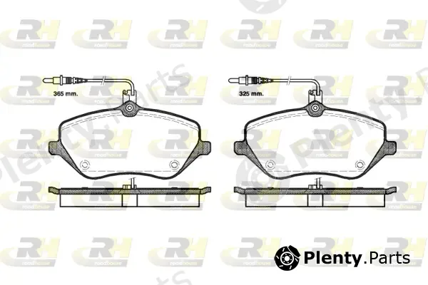 Roadhouse 21101.04 — Brake Pad Set, disc brake