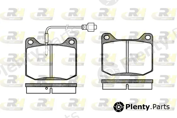 Roadhouse 2045.02 — Brake Pad Set, disc brake