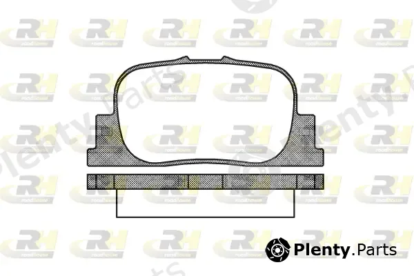 Roadhouse 2801.00 — Brake Pad Set, disc brake