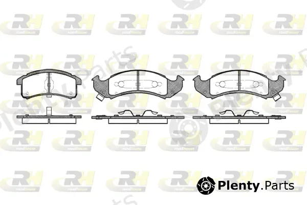 Roadhouse 2569.00 — Brake Pad Set, disc brake