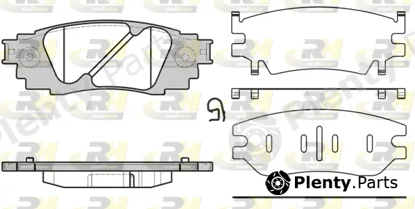 Roadhouse 21636.10 — Brake Pad Set, disc brake