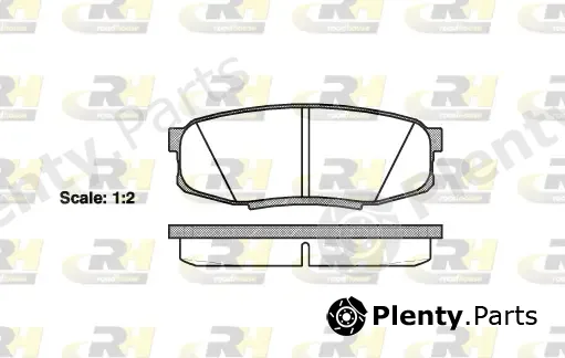 Roadhouse 21272.00 — Brake Pad Set, disc brake