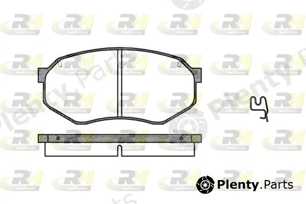 Roadhouse 2148.14 — Brake Pad Set, disc brake