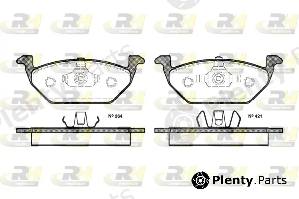 Roadhouse 2633.20 — Brake Pad Set, disc brake