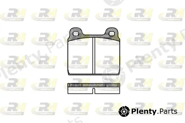 Roadhouse 2002.00 — Brake Pad Set, disc brake