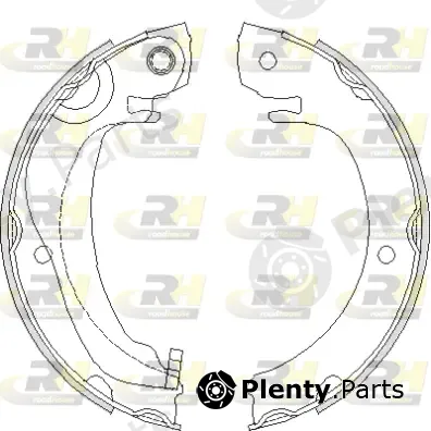 Roadhouse 4680.00 — Brake Shoe, parking brake