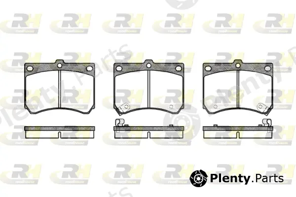 Roadhouse 2333.02 — Brake Pad Set, disc brake