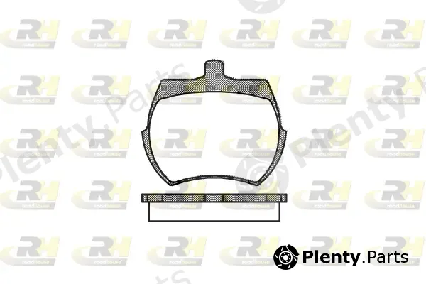Roadhouse 2050.00 — Brake Pad Set, disc brake