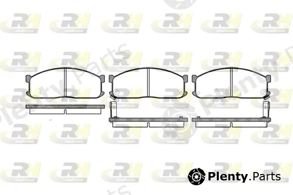 Roadhouse 2244.02 — Brake Pad Set, disc brake