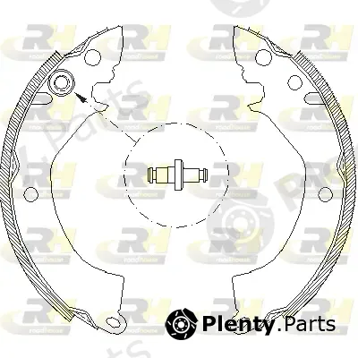Roadhouse 4157.00 — Brake Shoe