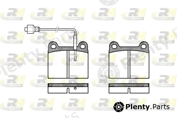 Roadhouse 2006.02 — Brake Pad Set, disc brake