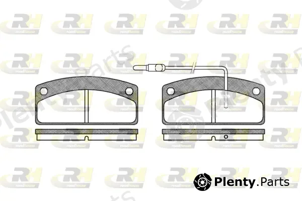 Roadhouse 2725.02 — Brake Pad Set, disc brake