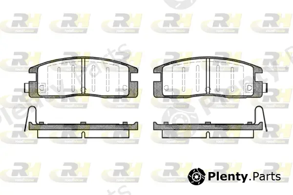 Roadhouse 2361.04 — Brake Pad Set, disc brake