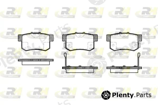 Roadhouse 2325.02 — Brake Pad Set, disc brake