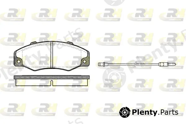 Roadhouse 2220.02 — Brake Pad Set, disc brake