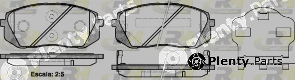 Roadhouse 21302.02 — Brake Pad Set, disc brake