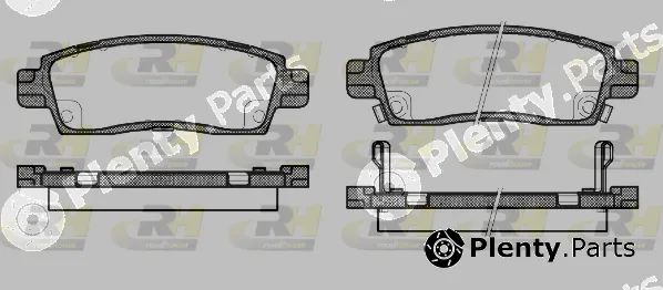 Roadhouse 2838.02 — Brake Pad Set, disc brake
