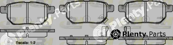 Roadhouse 21286.02 — Brake Pad Set, disc brake
