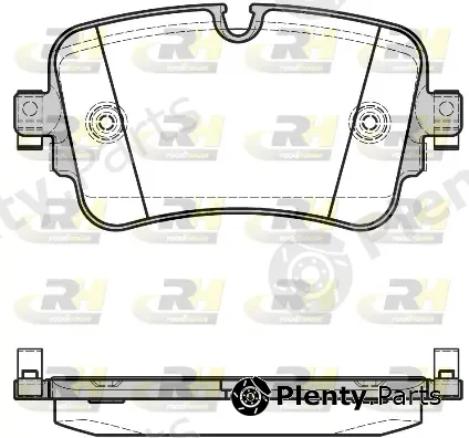 Roadhouse 21668.08 — Brake Pad Set, disc brake