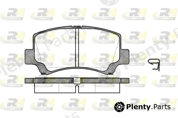 Roadhouse 2710.02 — Brake Pad Set, disc brake