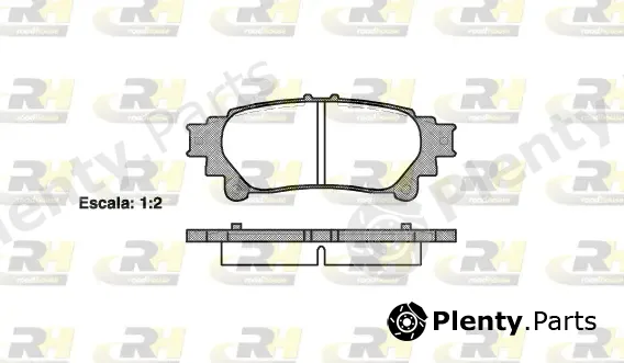 Roadhouse 21395.00 — Brake Pad Set, disc brake
