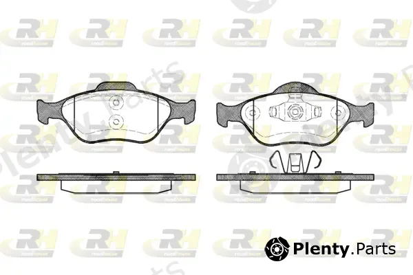 Roadhouse 2766.00 — Brake Pad Set, disc brake