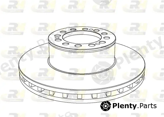 Roadhouse NSX1046.20 — Brake Disc Heavy Duty Brake Discs