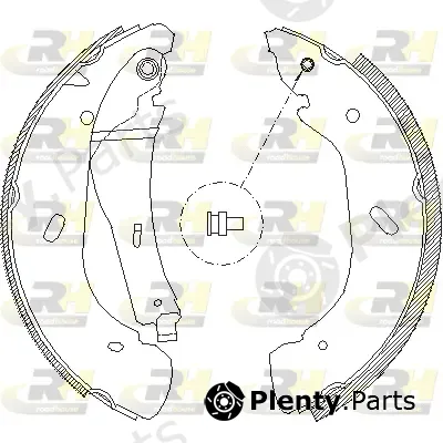 Roadhouse 4108.00 — Brake Shoe