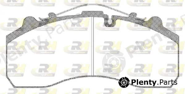 Roadhouse JSX2637.00 — Brake Pad Set, disc brake