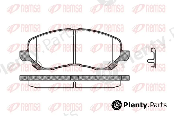 Remsa 0804.12 — Brake Pad Set, disc brake
