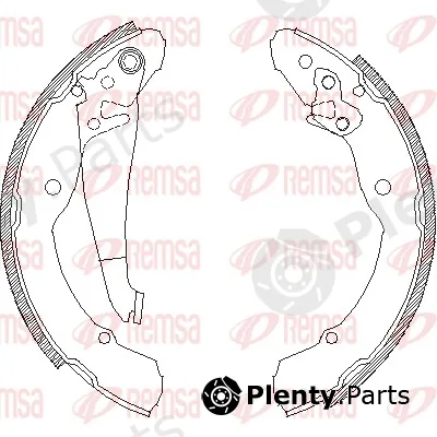Remsa 4082.00 — Brake Shoe