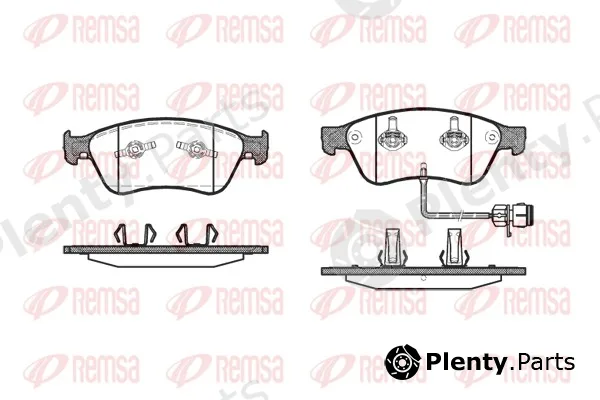 Remsa 1056.12 — Brake Pad Set, disc brake