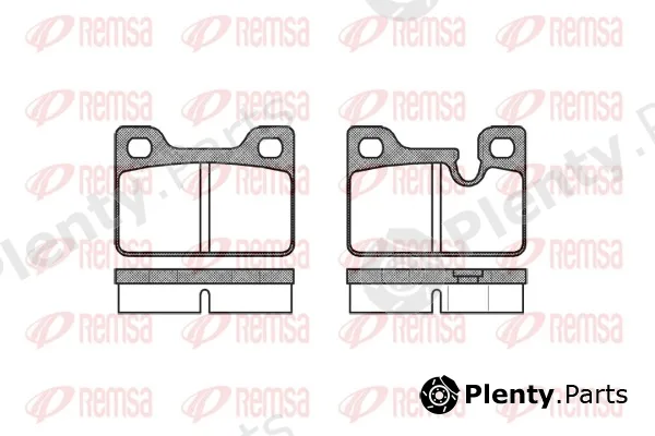 Remsa 0113.00 — Brake Pad Set, disc brake