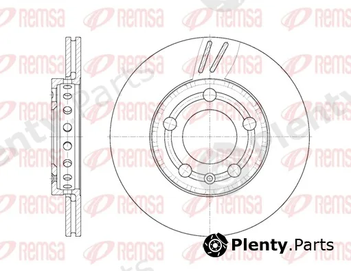 Remsa 6709.10 — Brake Disc