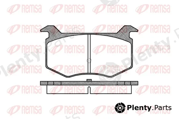 Remsa 0388.00 — Brake Pad Set, disc brake