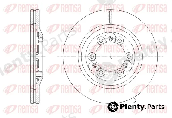 Remsa 61830.10 — Brake Disc