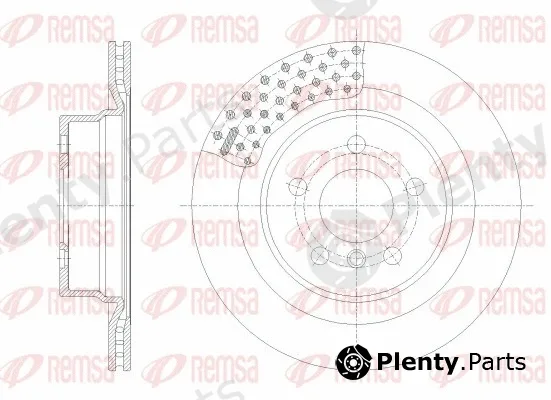 Remsa 62551.10 — Brake Disc