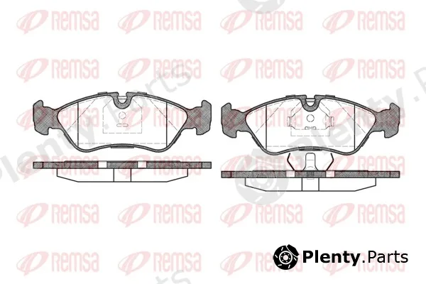 Remsa 0286.30 — Brake Pad Set, disc brake