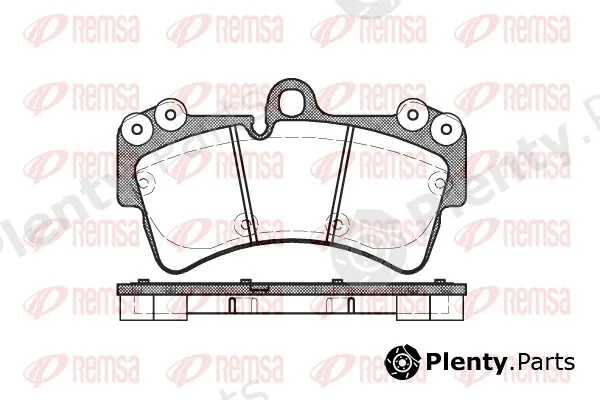 Remsa 0995.00 — Brake Pad Set, disc brake