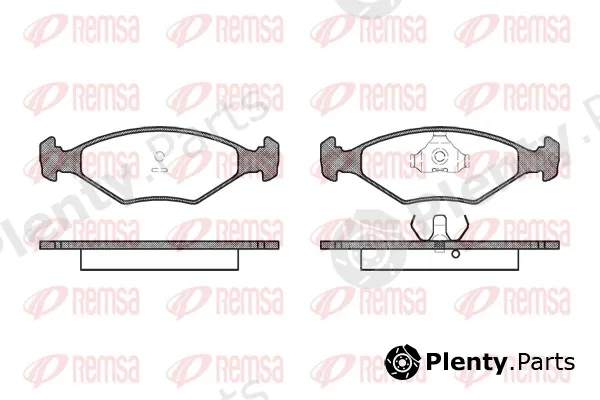 Remsa 0281.00 — Brake Pad Set, disc brake