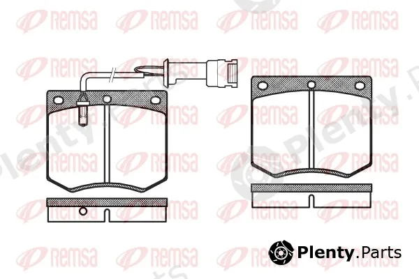 Remsa 0063.02 — Brake Pad Set, disc brake