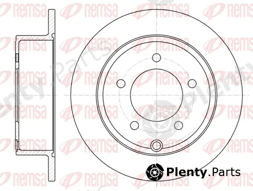 Remsa 61025.00 — Brake Disc