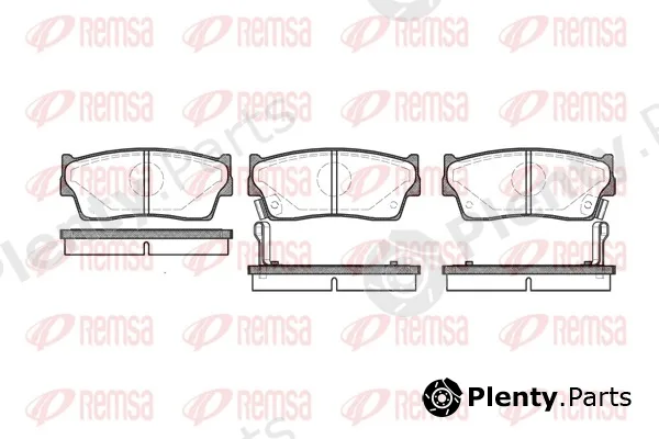 Remsa 0289.02 — Brake Pad Set, disc brake