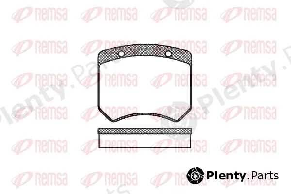Remsa 0051.00 — Brake Pad Set, disc brake