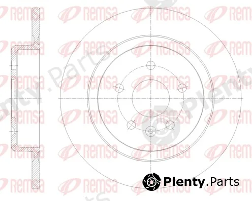 Remsa 61791.00 — Brake Disc
