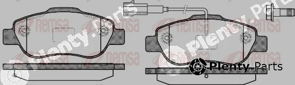 Remsa 1100.11 — Brake Pad Set, disc brake