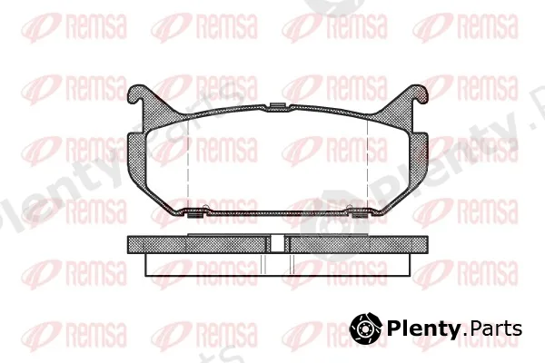 Remsa 0416.00 — Brake Pad Set, disc brake