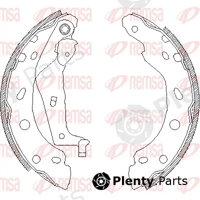 Remsa 4001.00 — Brake Shoe