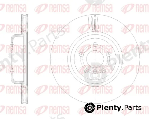 Remsa 61851.10 — Brake Disc